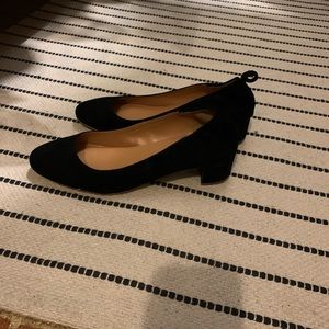 J crew suede heels
